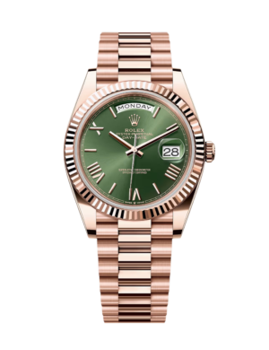 Rolex Day-Date 40 Green Dial Gold