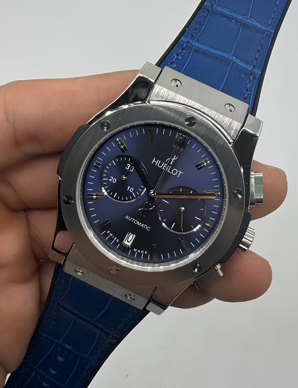 Hublot Classic Fusion Chronograph Titanium Blue - Imagem 2