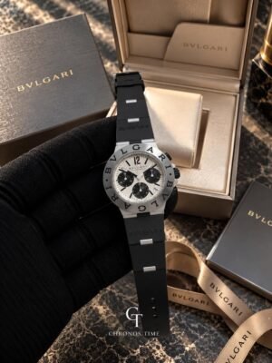 Bvlgari Aluminium Chronograph White Panda