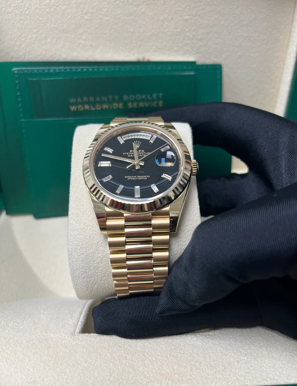 Rolex Day-Date 40 Black Dial - Imagem 5