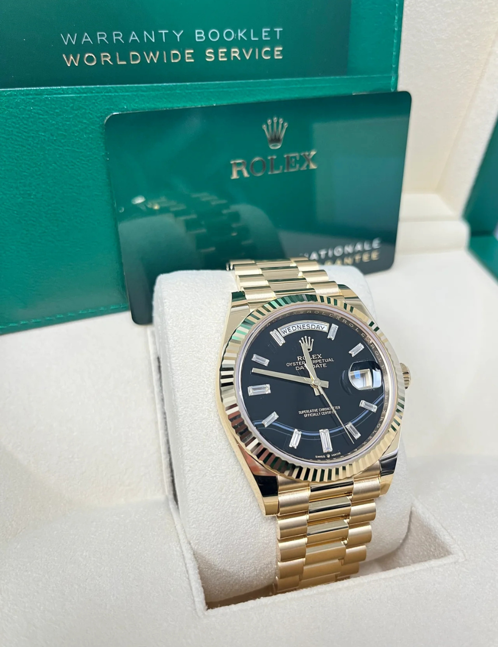 Rolex Day-Date 40 Black Dial - Imagem 6