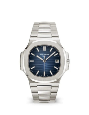 Patek Philippe Nautilus Prata/azul