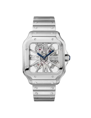 Cartier Santos Skeleton “Silver”
