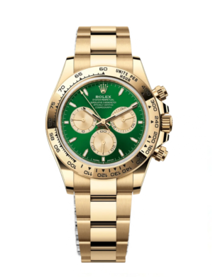 Rolex Cosmograph Daytona “Green Dial” Full Gold