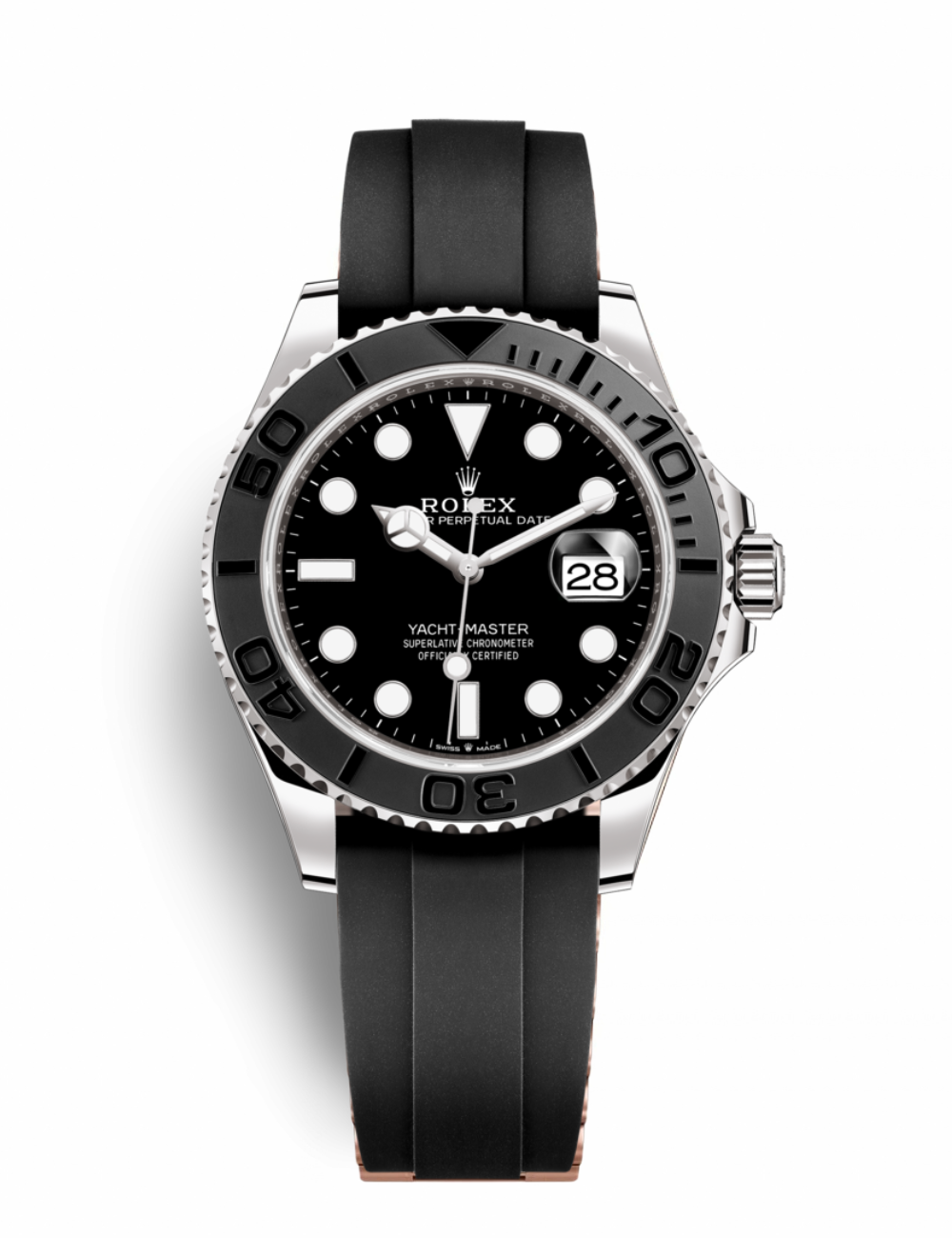 Rolex Yacht-Master 42 Black Dial Oysterflex