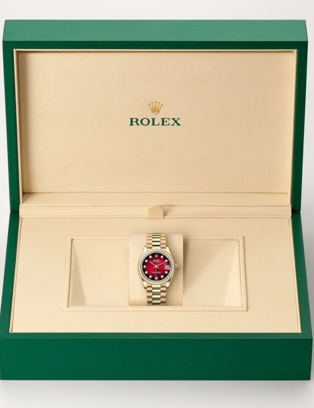 Rolex Datejust “Red Diamond” Yellow Gold - Imagem 6