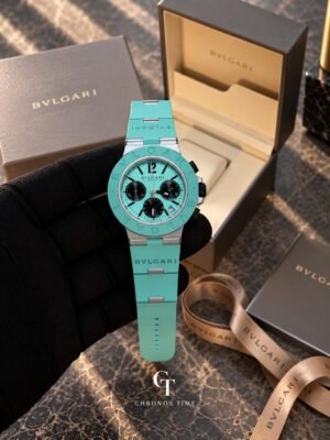 Bvlgari Aluminium Chronograph “Turquoise”