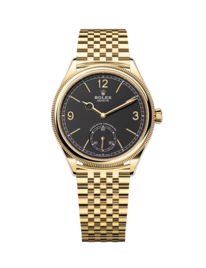 Rolex Perpetual 1908 Yellow Gold Black Dial