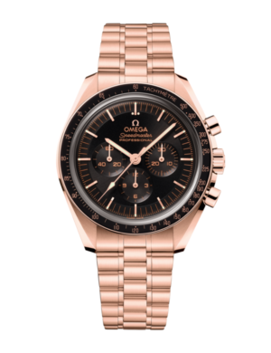 Omega Speedmaster Professional Moonwatch Black Dial Sedna Gold