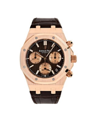 Audemars Piguet Royal Oak Chronograph Rose Gold Brown