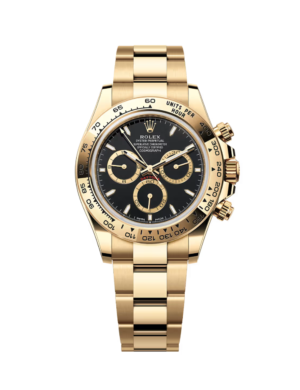 Rolex Cosmograph Daytona 40 Yellow Gold Black Dial