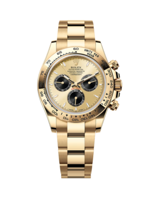 Rolex Cosmograph Daytona 40 Yellow Gold Champagne Dial Oyster