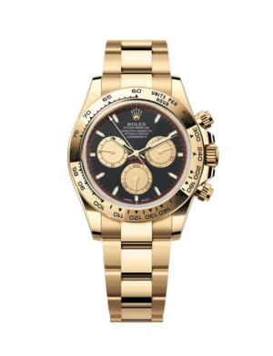 Rolex Cosmograph Daytona 40 Yellow Gold Black Dial Oyster