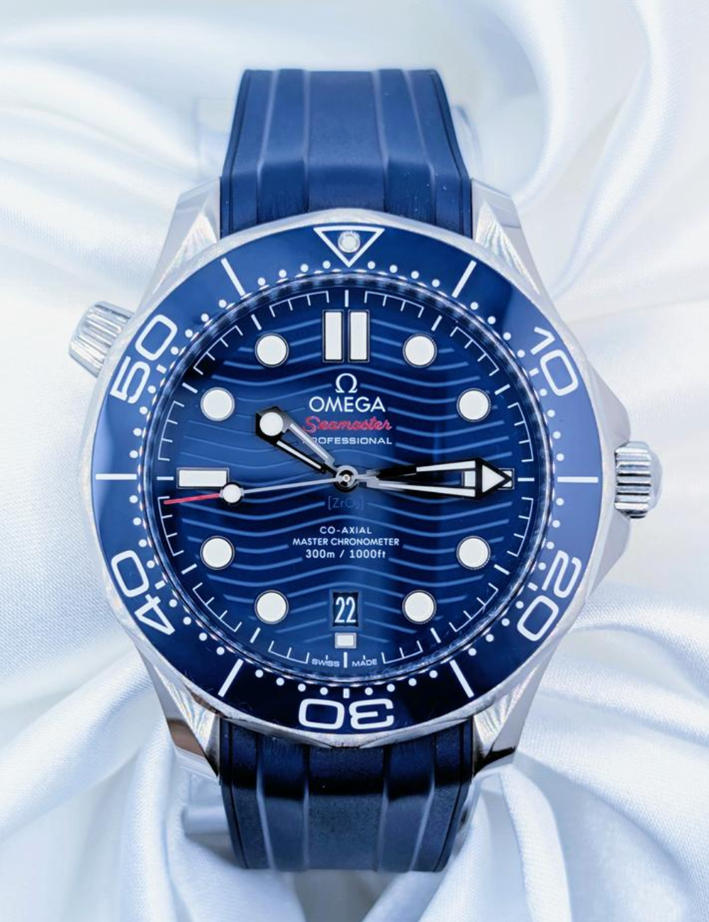 Omega Seamaster Diver 300M Blue Dial - Imagem 2