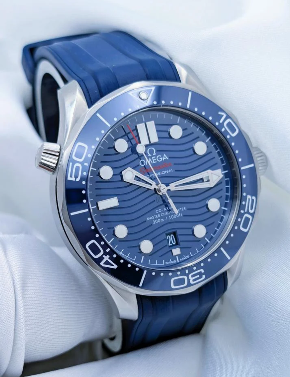 Omega Seamaster Diver 300M Blue Dial - Imagem 4