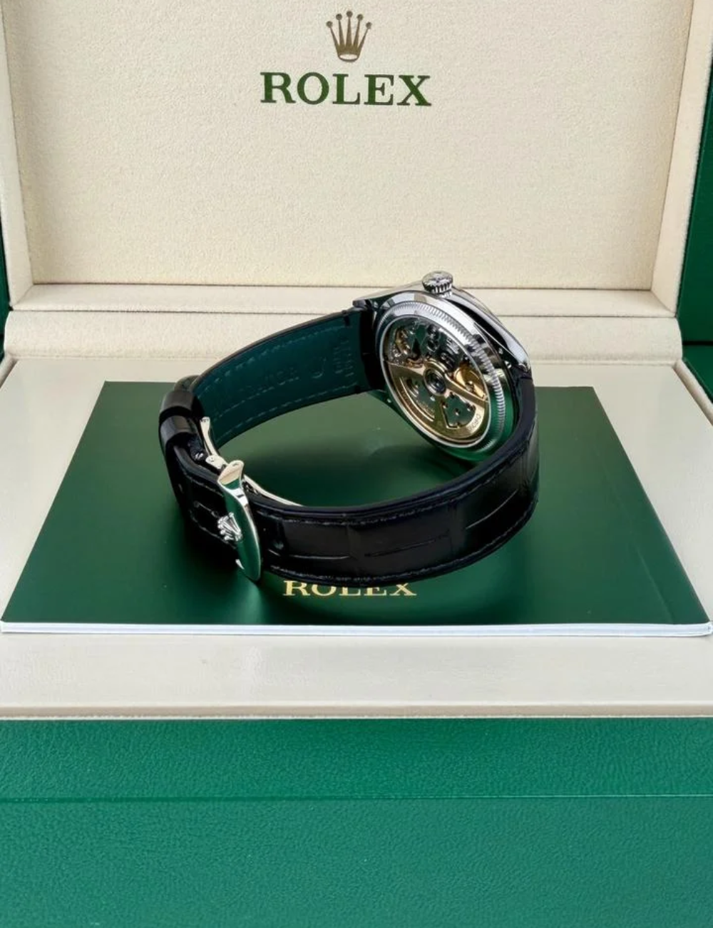 Rolex Perpetual 1908 Platinum Ice Blue - Imagem 7